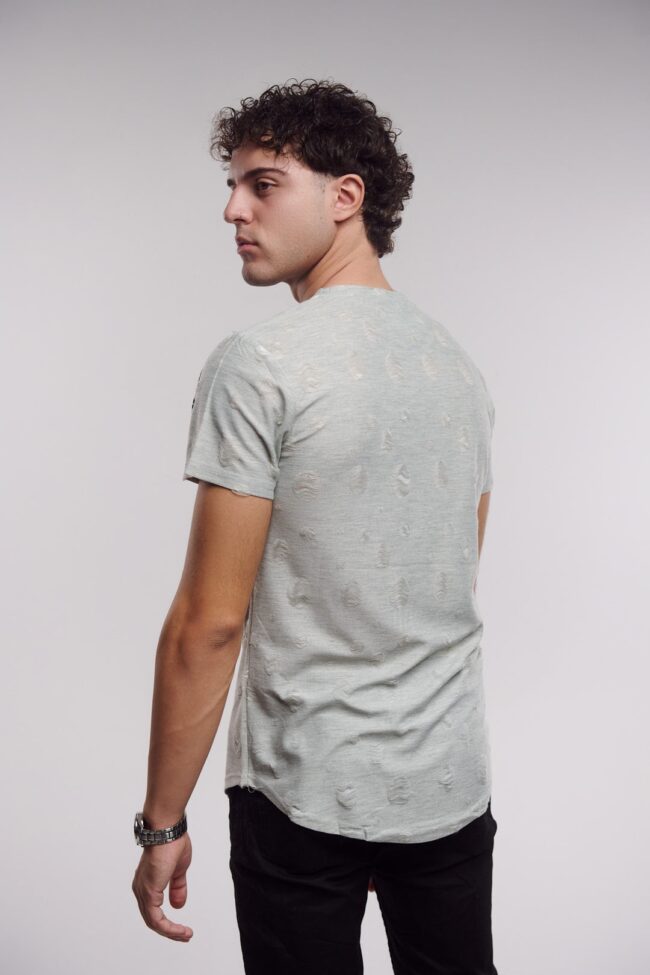 Ανδρικό T-shirt Topmen Γκρί (12410009) - Image 3