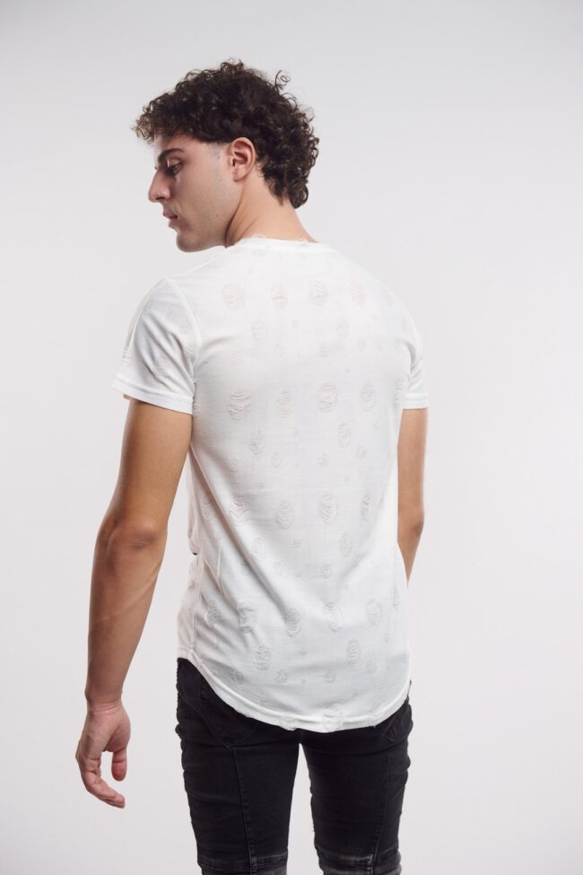 Ανδρικό T-shirt Topmen Λευκό (12410003) - Image 3