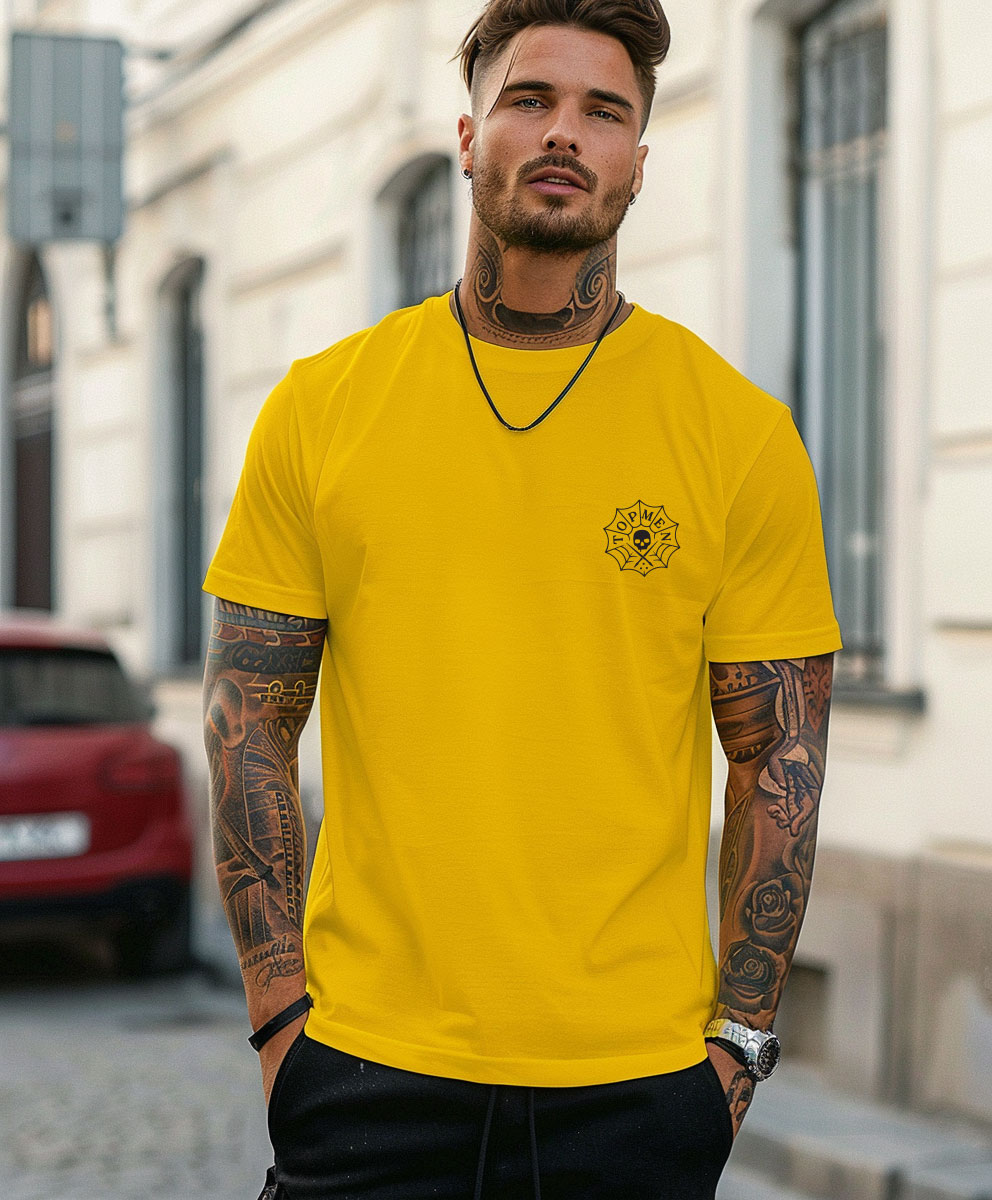 3 (1) Ανδρικό T-shirt Topmen Camel με τύπωμα (12410059) - Image 1