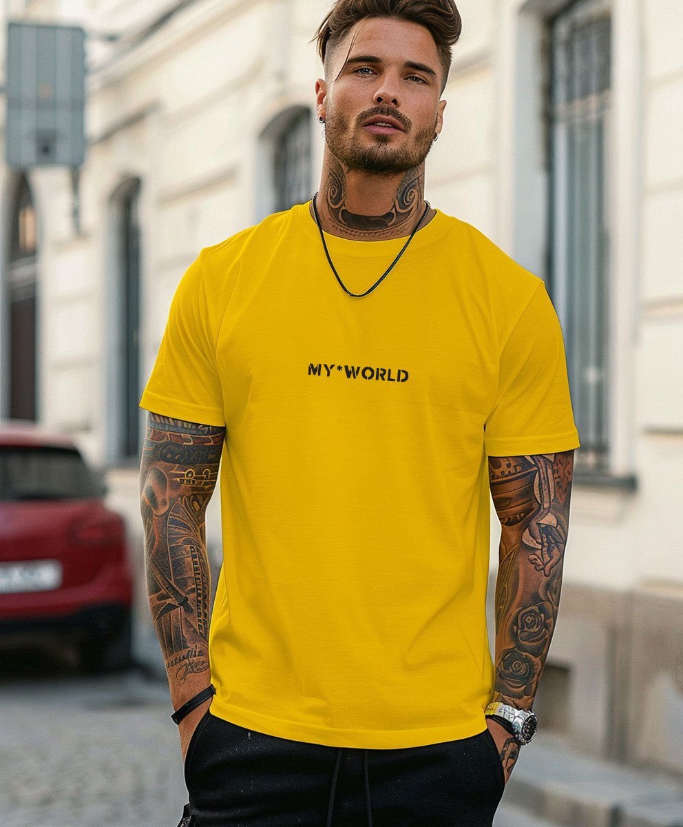 4 (1) Ανδρικό T-shirt Topmen Camel με τύπωμα (12410060) - Image 1
