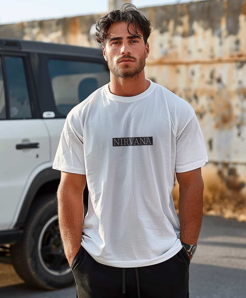 8 Ανδρικό T-shirt Topmen Λευκό με τύπωμα (12410024) - Image 1