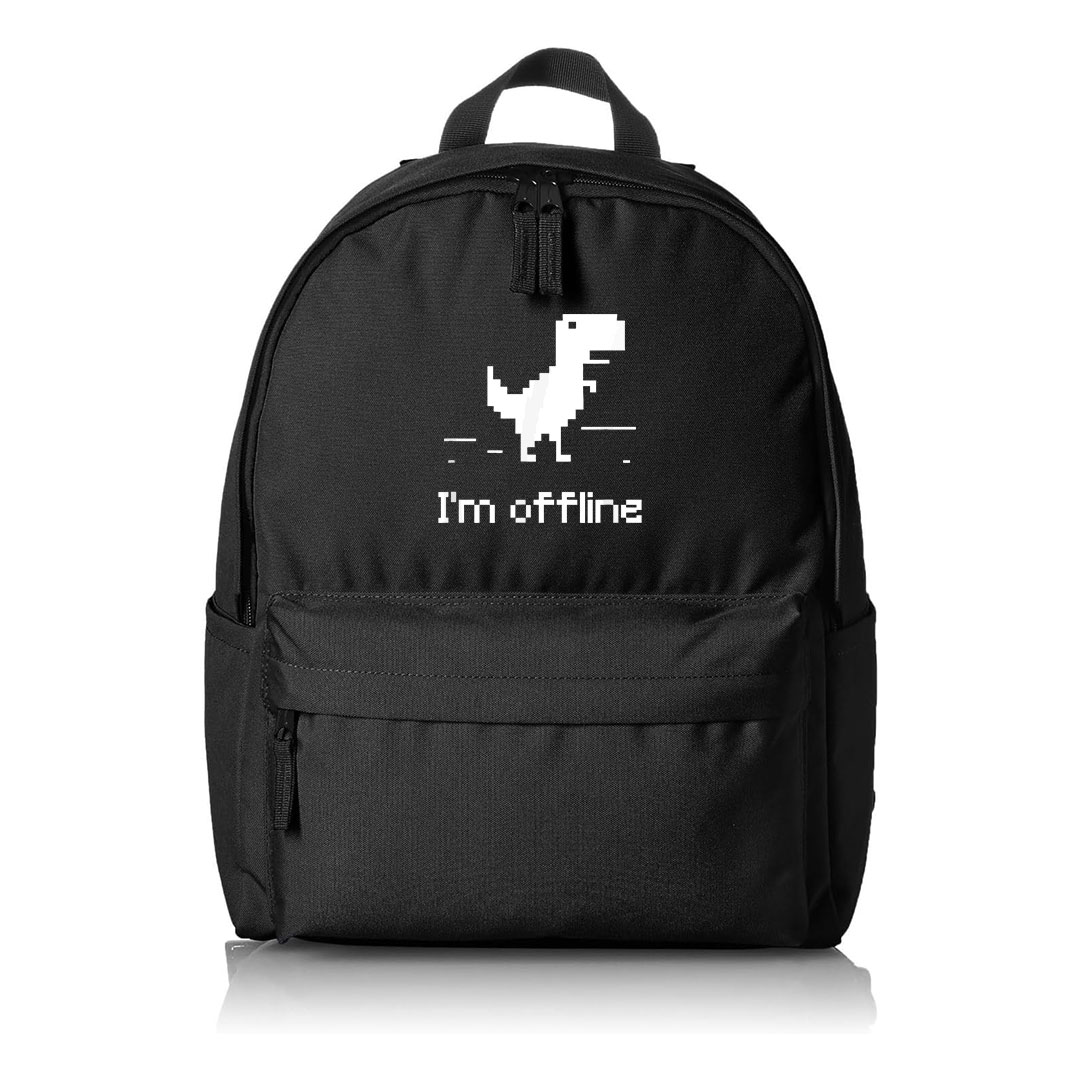 16 Backpack Μαύρο με τύπωμα (88240016) - Image 1
