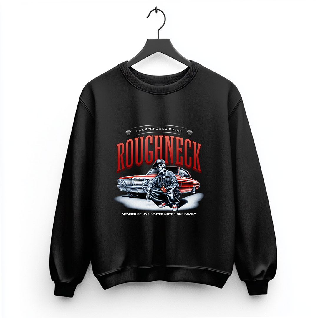 22 Φούτερ Μαύρο με τύπωμα Roughneck (51240082) - Image 1