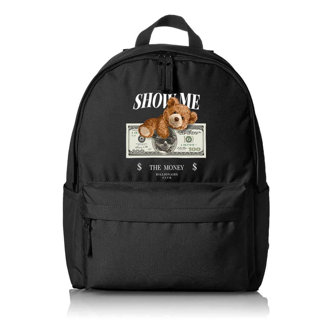 4 (1) Backpack Μαύρο με τύπωμα (88240004) - Image 1