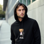Φούτερ Μαύρο με τύπωμα Teddy Casual (51240015)
