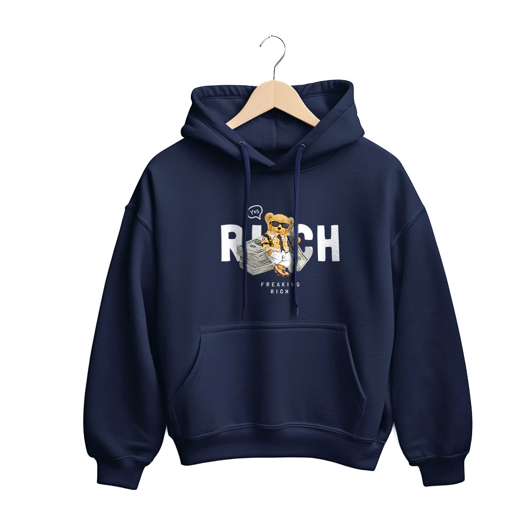 6 Φούτερ Navy με τύπωμα Teddy Rich (51240090) - Image 1