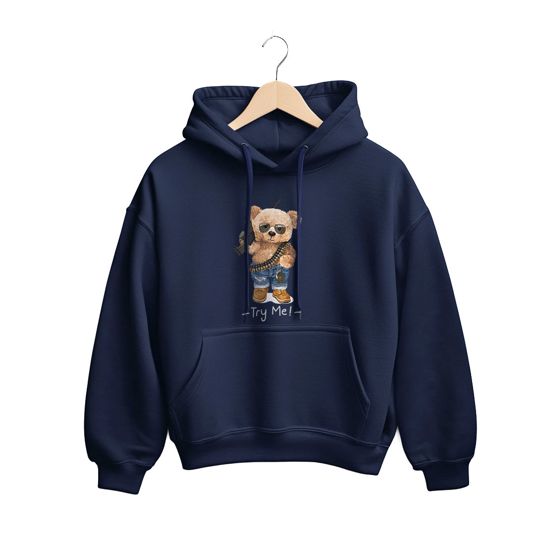 8 Φούτερ Navy με τύπωμα Teddy Try Me (51240092) - Image 1