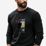 Φούτερ Μαύρο με τύπωμα Persona (51250016)