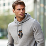 Φούτερ Γκρι με τύπωμα Cool Teddy (51250038)