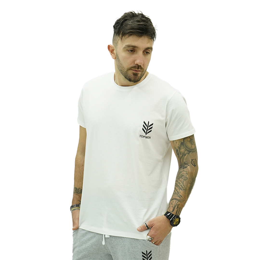 10 FRONT Ανδρικό T-shirt Topmen Με Τύπωμα (12510009) - Image 1