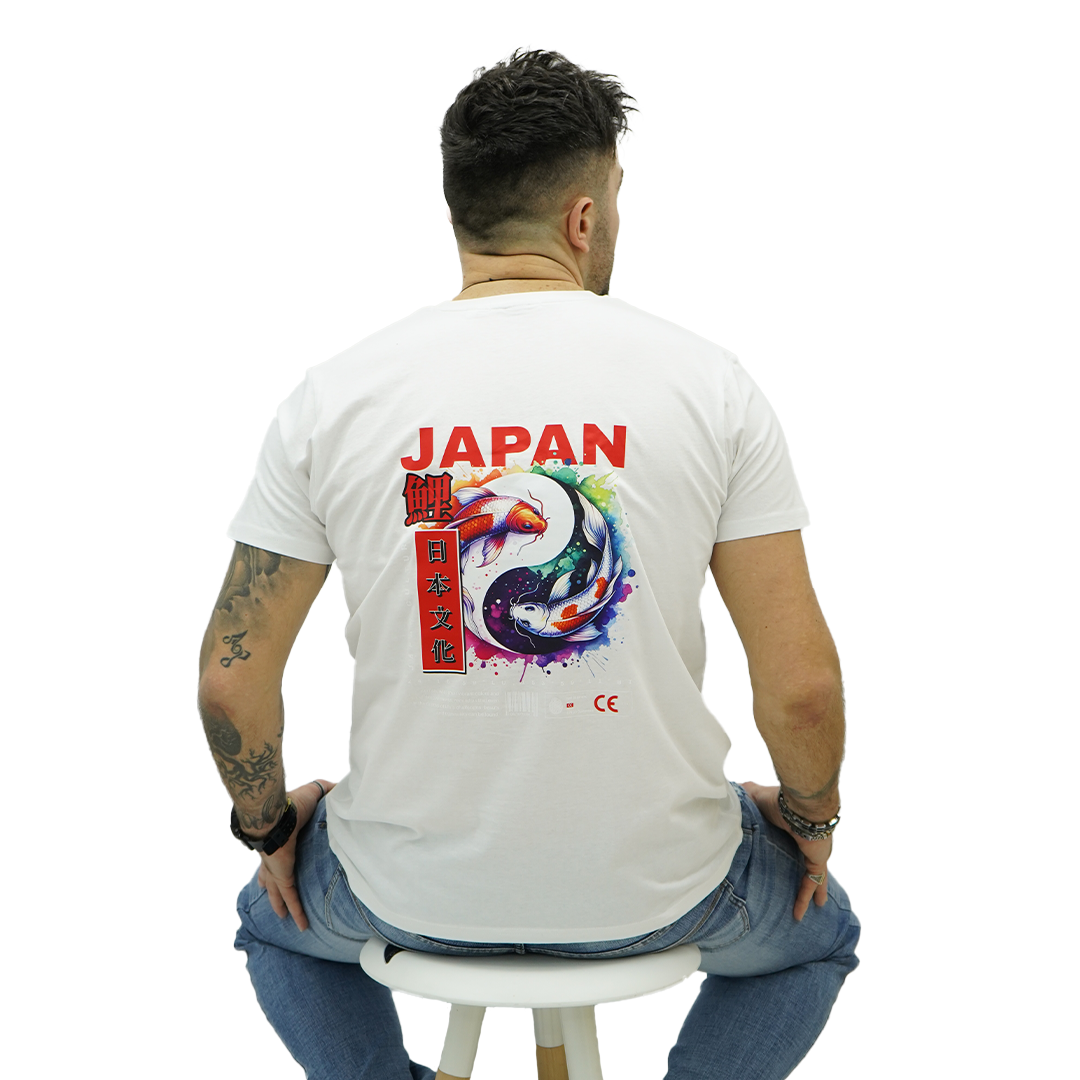 5 BACK Ανδρικό T-shirt Topmen Japan (12510005) - Image 1
