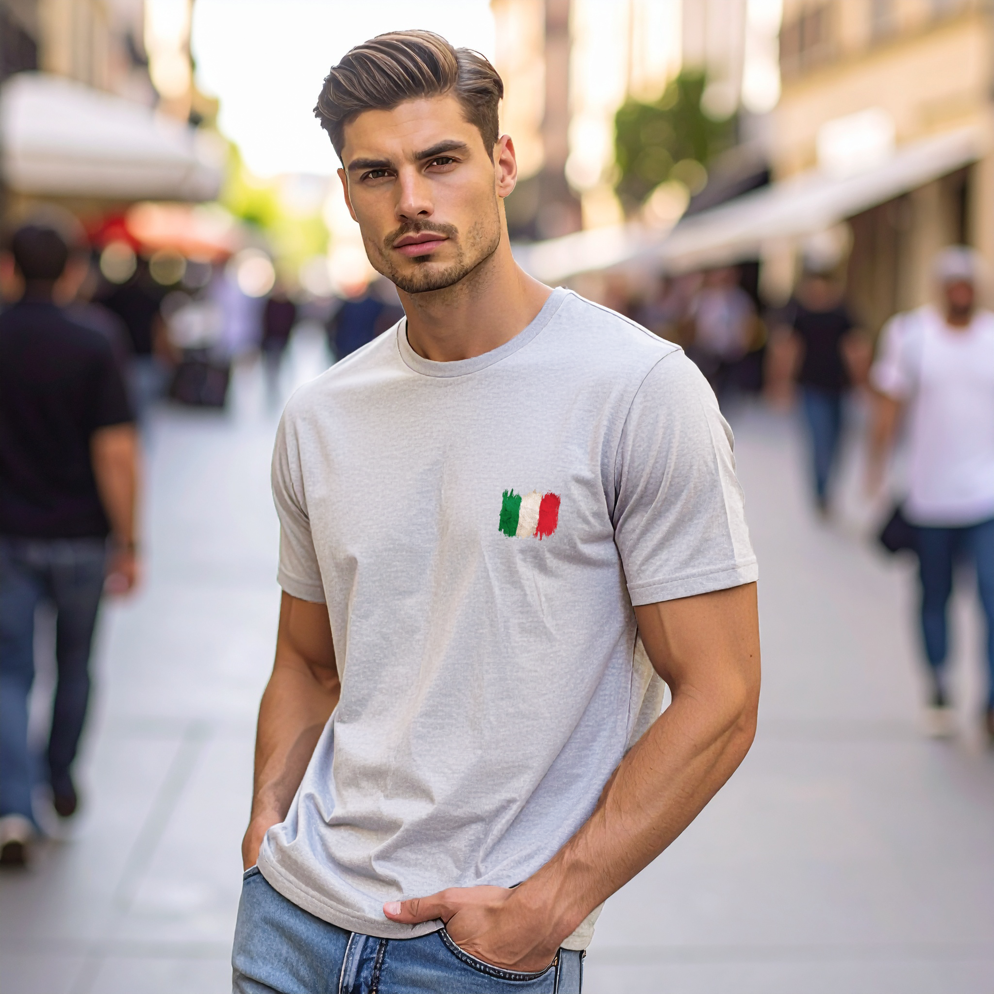 99 Ανδρικό T-shirt Topmen Flag (12510050) - Image 1